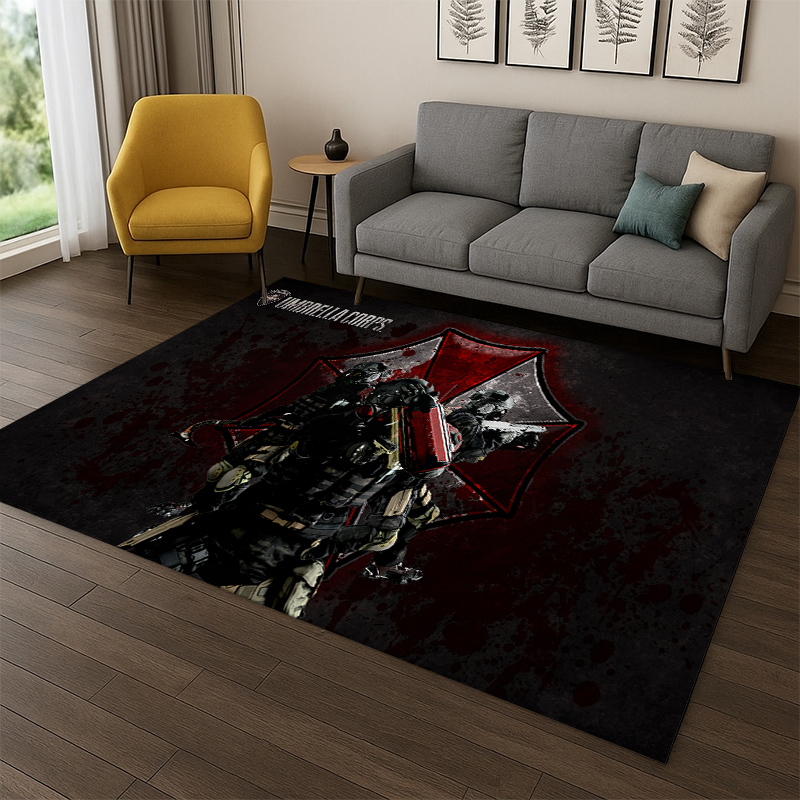 Home Decor Game Online - 3D-ковер с изображением Леона из Resident