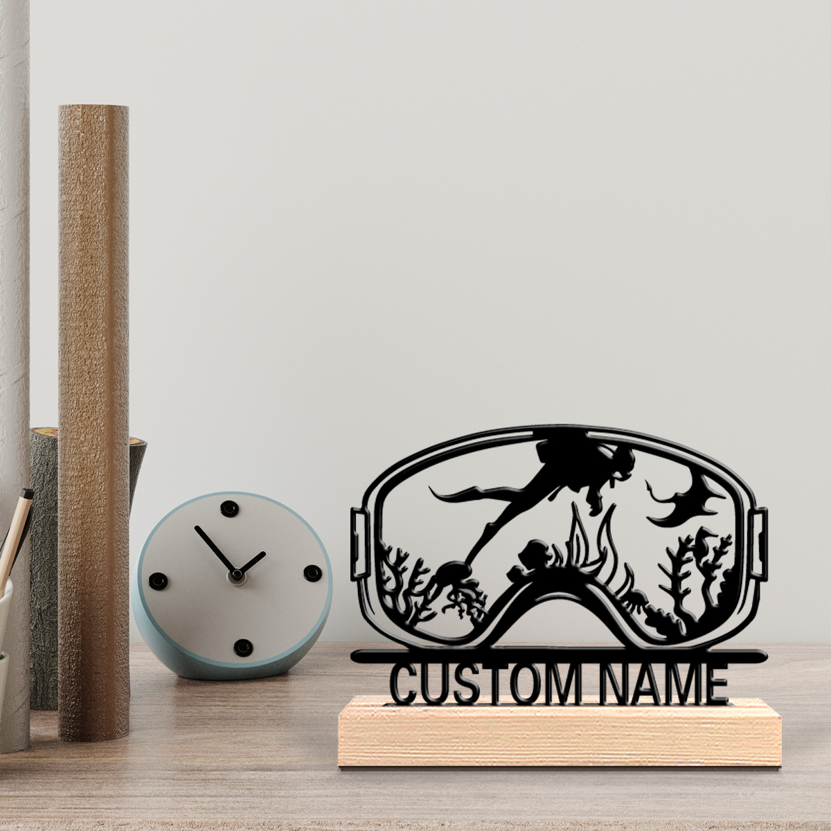 Home Decor Happy - 1 шт. Милый персонализированный деревянный настенный
