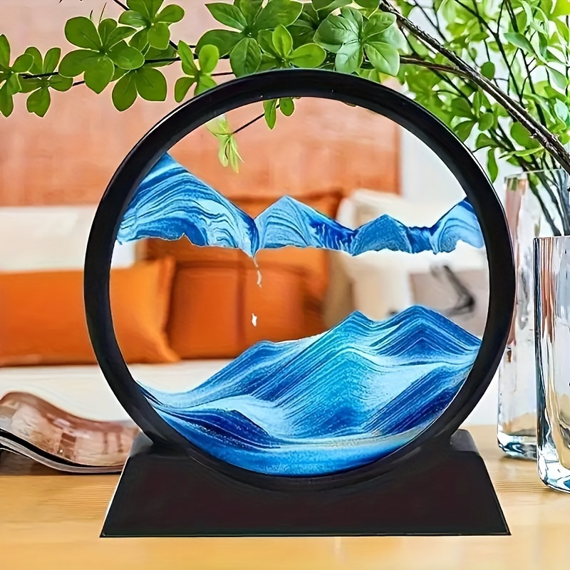 Sand Art Picture - 12-дюймовый 3D песочные часы, зыбучие пески,