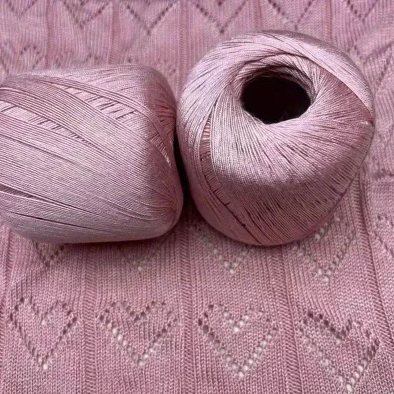 Yarn Home Decor - 50 г шелковая кружевная хлопковая пряжа