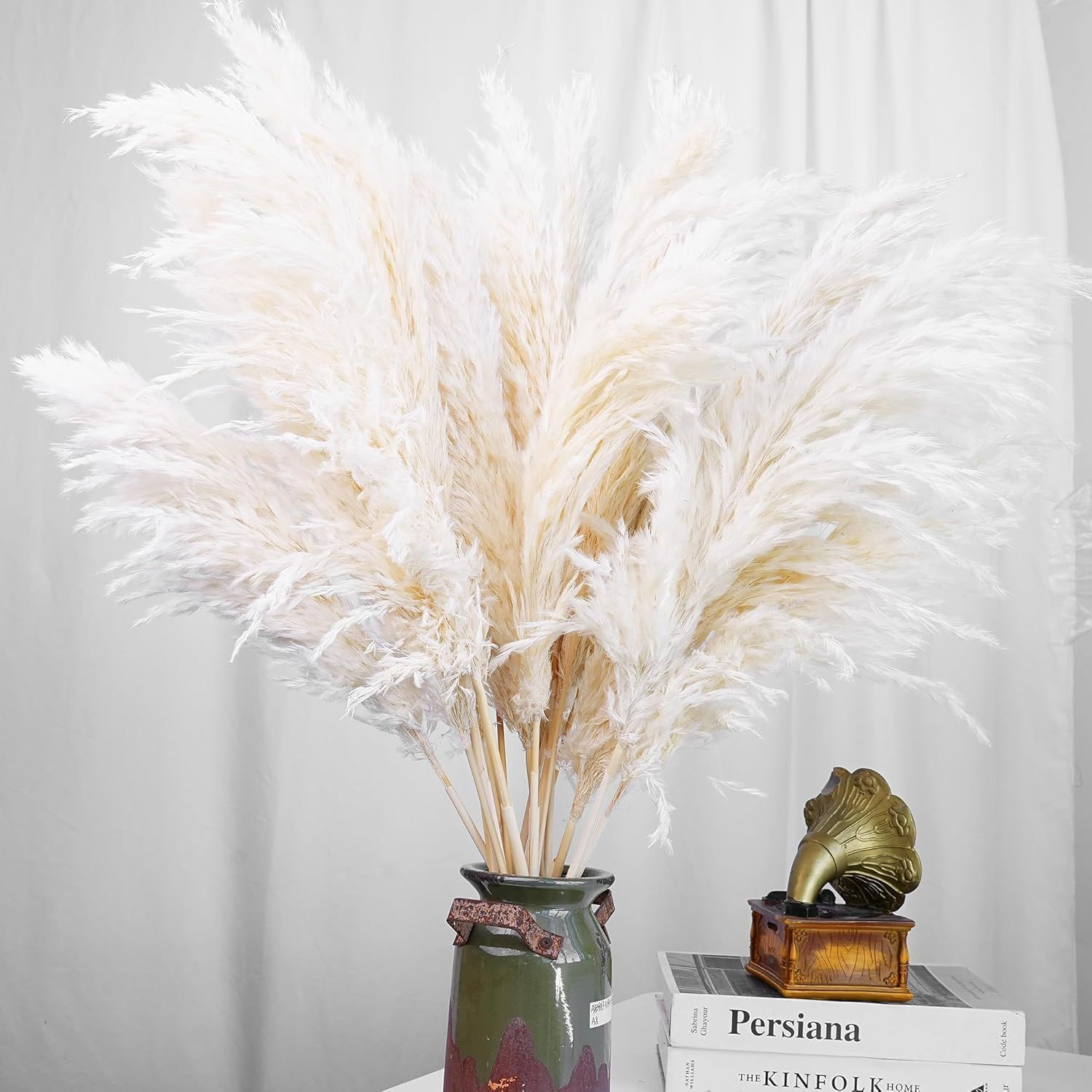 Pampas Grass Decor - 30 шт. белой пампасной травы для