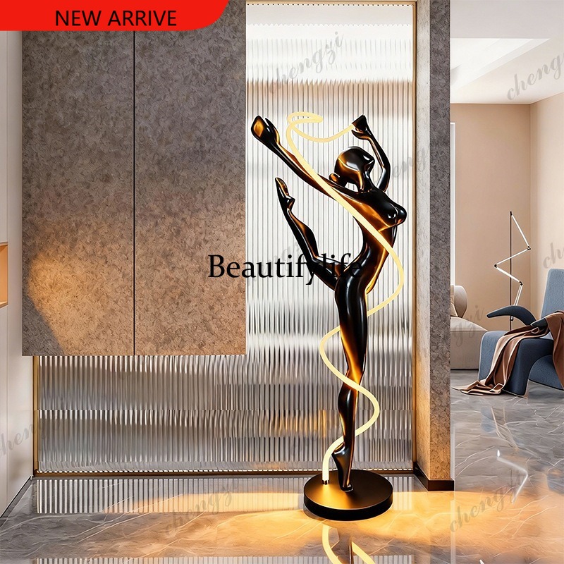 Home Decor Exhibition - H132 Напольный светильник в виде танцовщицы-художника,