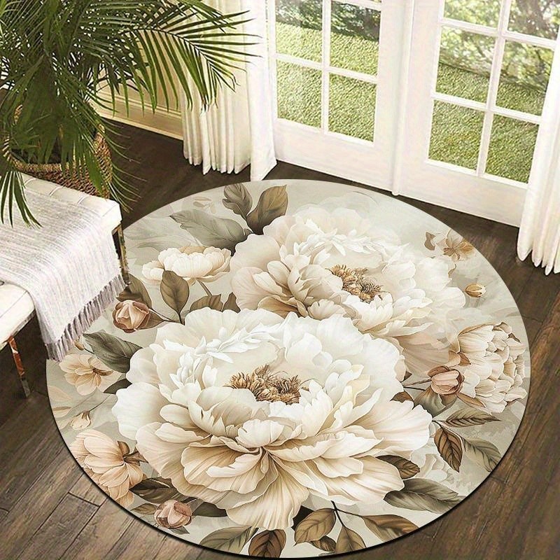 Home Decor Trend 2026 - Круглый коврик для геймеров с капибарой,