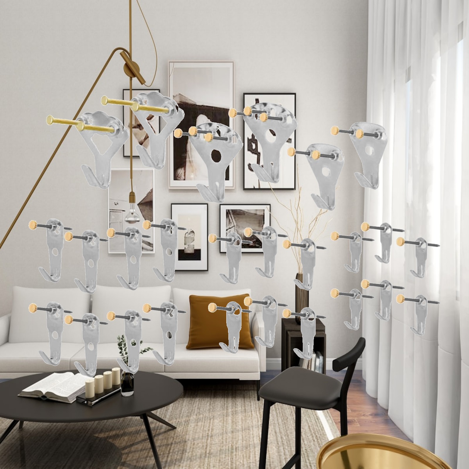Home Decor Exhibition - Металлические крючки для подвешивания картин на