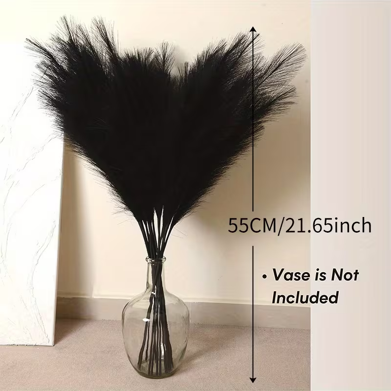 Pampas Grass Decor - 6 искусственных растений пампасной травы, большие