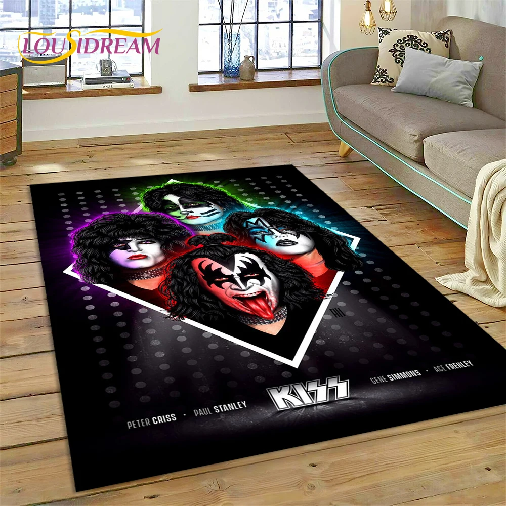 3D коврик Kiss Rock с тяжелым  – обзор и цена Home Decor Game Online