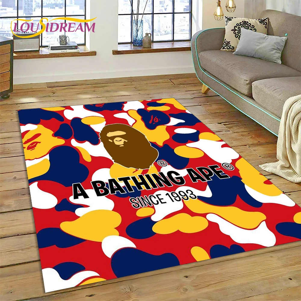Ковер с 3D-печатью B-BAPE для  – обзор и цена Home Decor Game Online