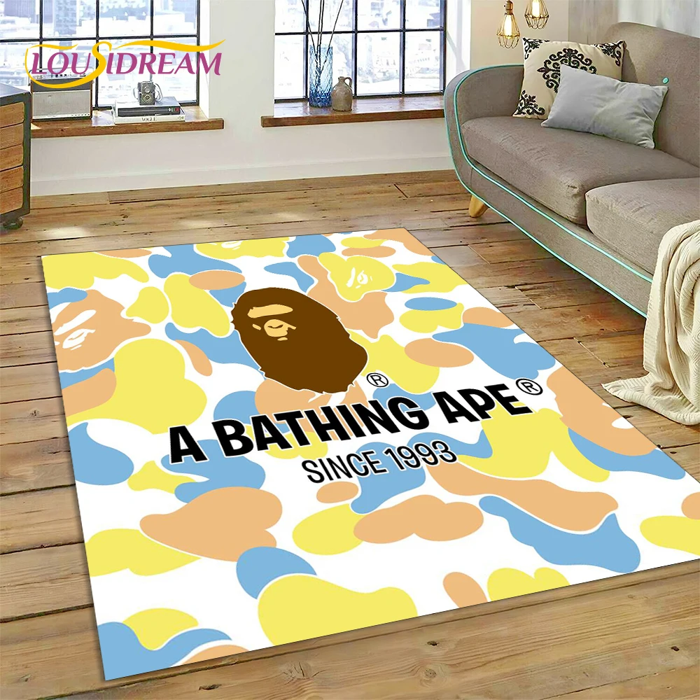 Ковер с 3D-печатью B-BAPE для  – обзор и цена Home Decor Game Online