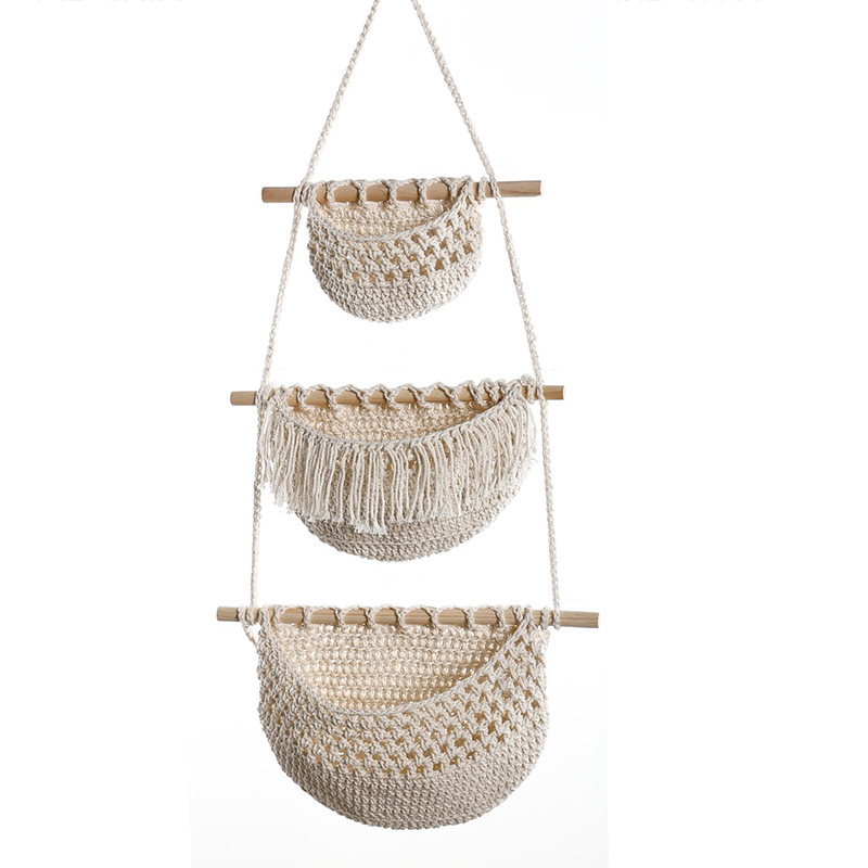 Трехъярусная полка для хранени – обзор и цена Woven Wall Basket