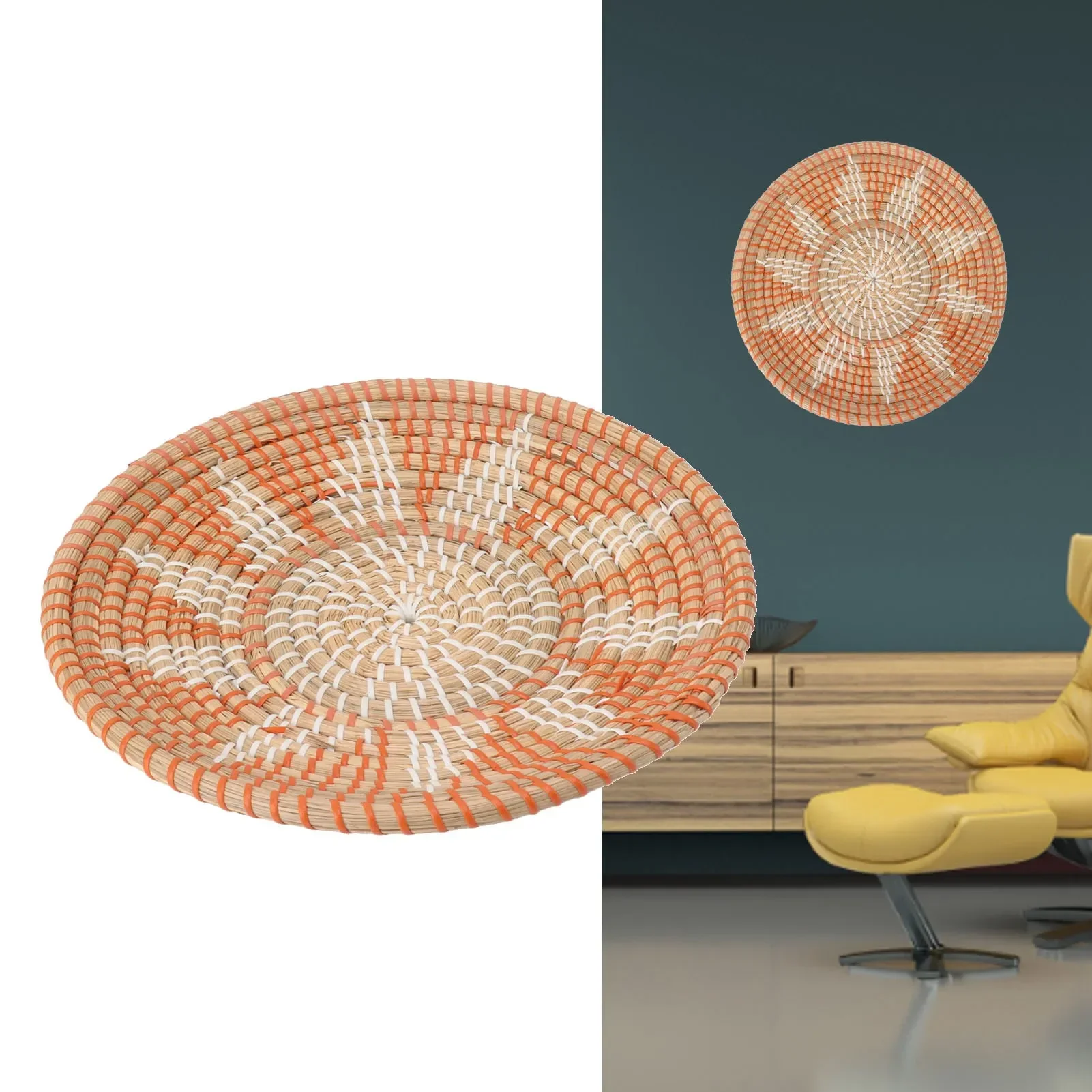 Круглые настенные украшения из – обзор и цена Woven Wall Basket
