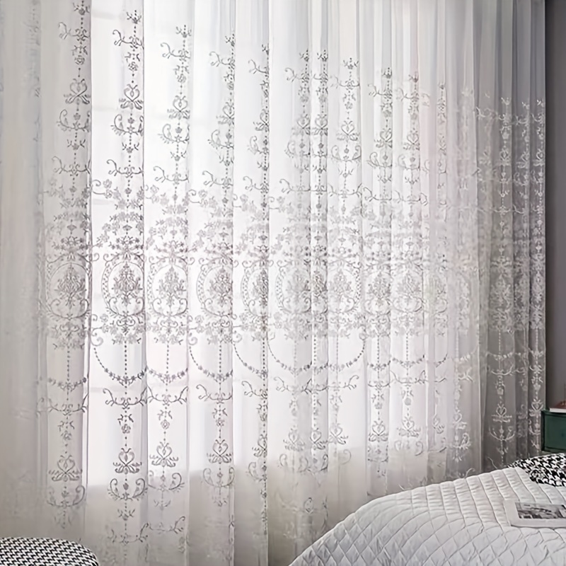 1 шт. Белая вышитая полупрозра – обзор и цена Yarn Home Decor