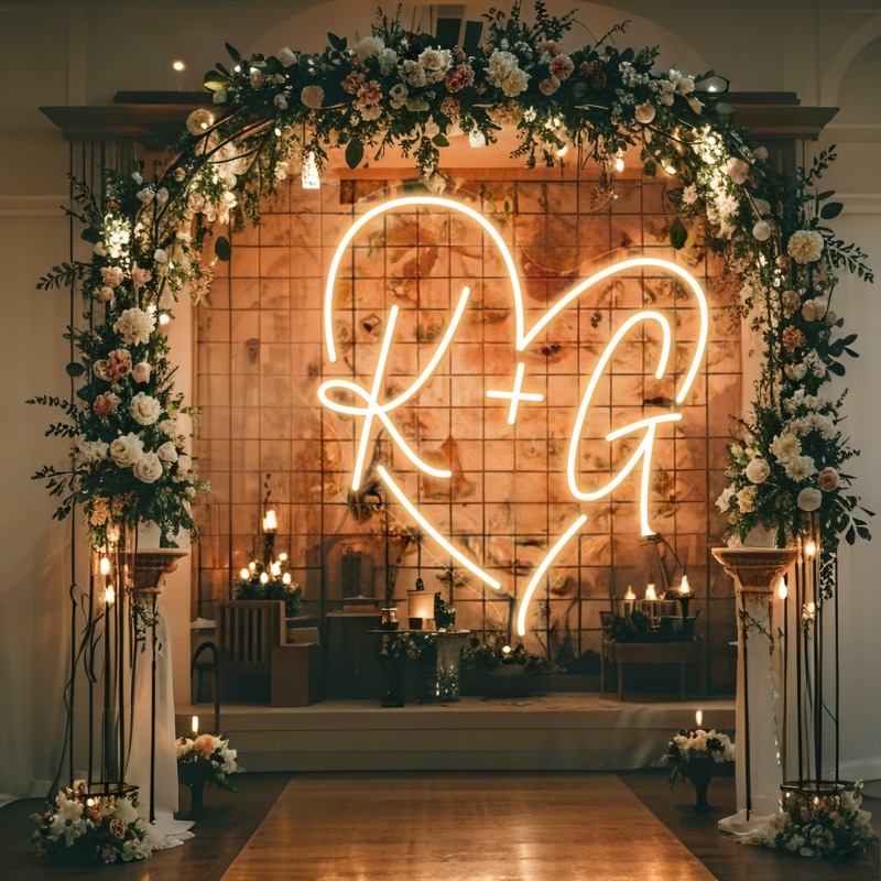 Светодиодная неоновая вывеска  – обзор и цена Home Decor Happy