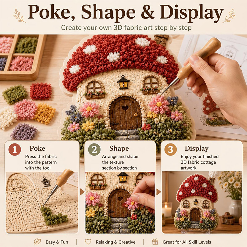 Набор для рукоделия «3D Домик- – обзор и цена Home Decor Happy