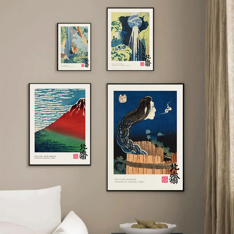 Винтажный постер «Великая волн – обзор и цена Home Decor Exhibition