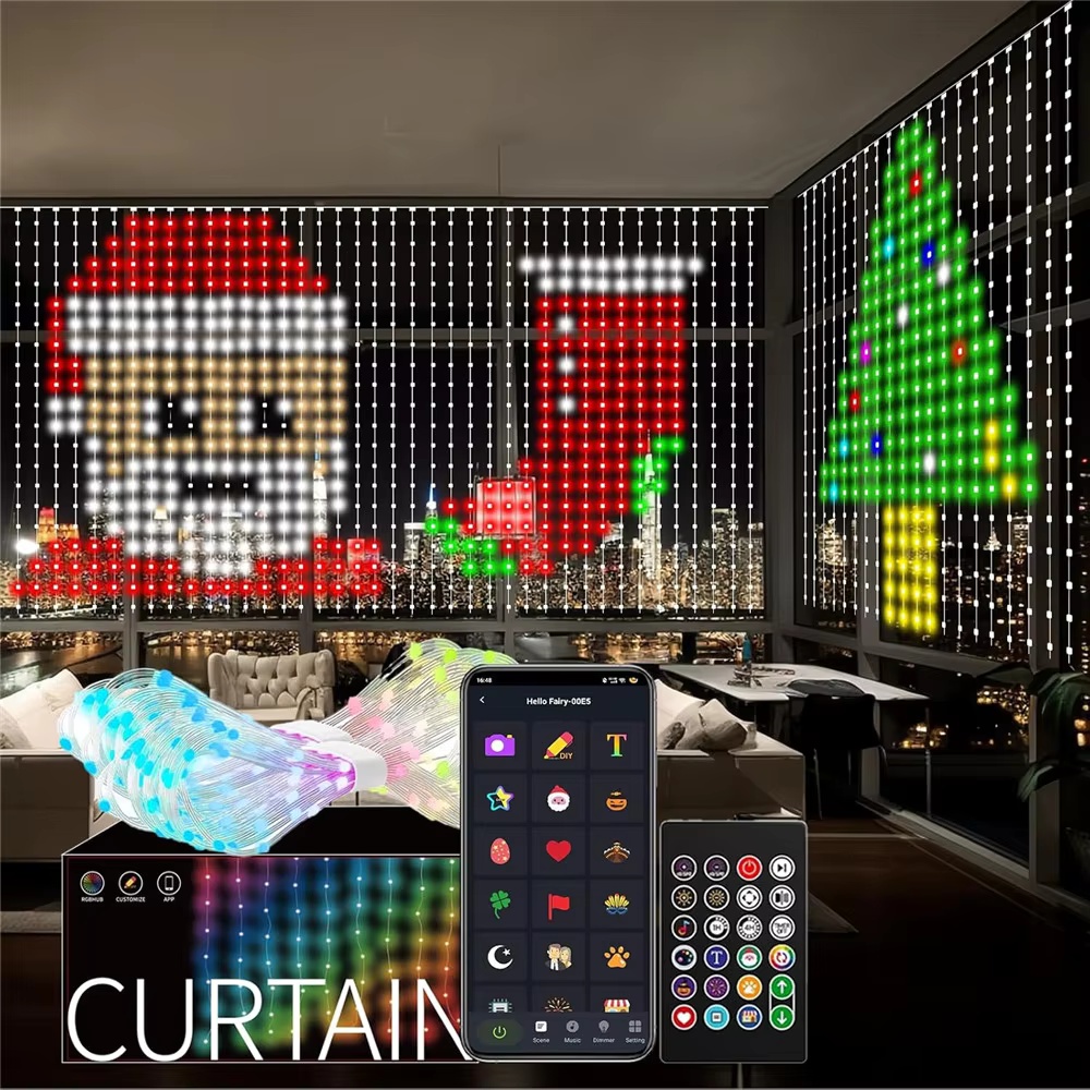 Умные RGB-пиксельные гирлянды- – обзор и цена Home Decor Free App